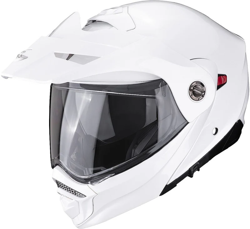SCORPION ADX 2 SOLID Aventura Moto Casco Blanco Perla