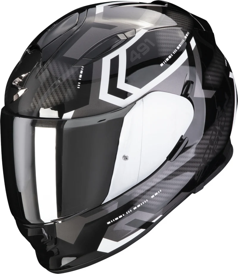 SCORPION - EXO 491 SPIN Negro-Blanco
