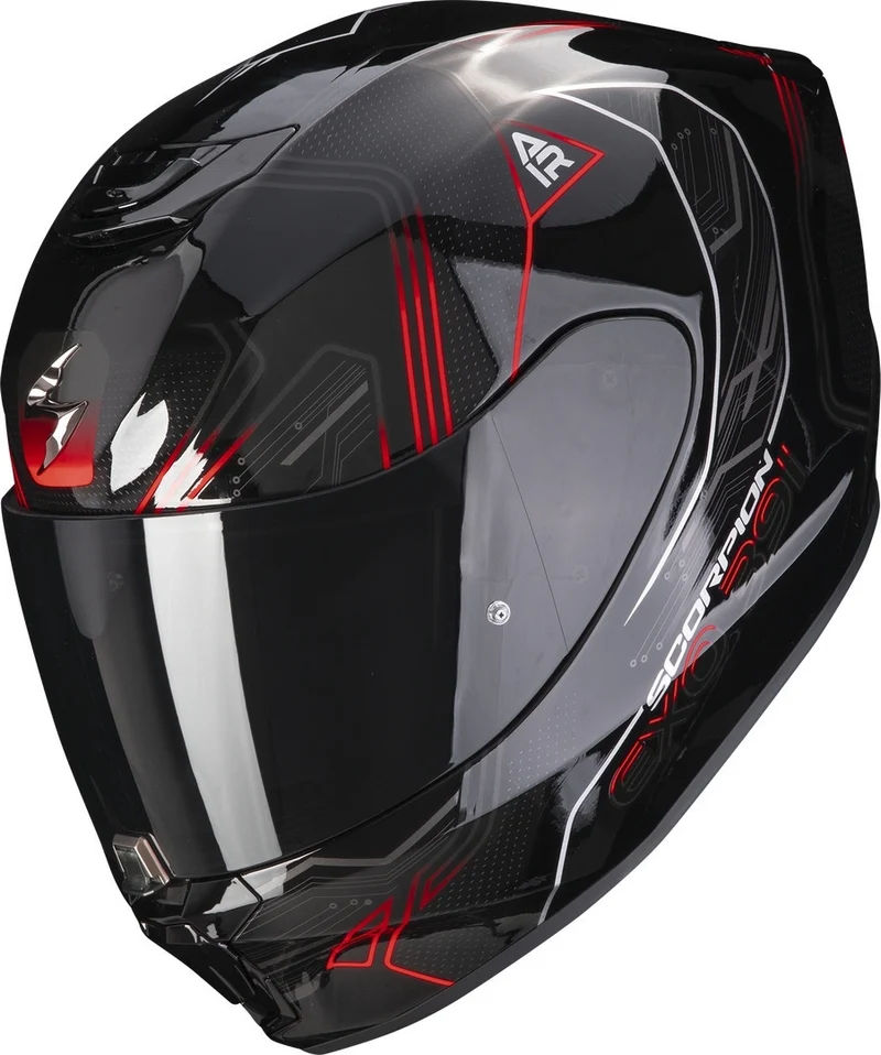 SCORPION - EXO 391 SPADA Negro-Neon Rojo