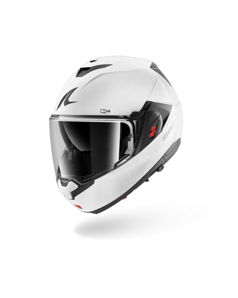 SHARK OXO SP LYNE Blanco Plata Plata Casco De Moto