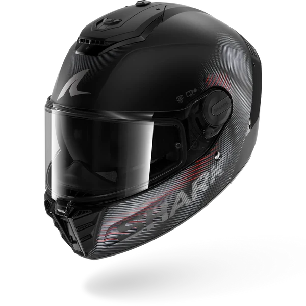 SHARK SPARTAN RS SP LYNE NEGRO Anthra Rojo Casco De Moto