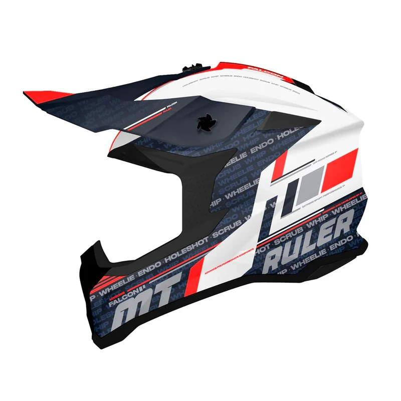 MT MX802B FALCON S RULER CASCO DE MOTO A15 BRILLO