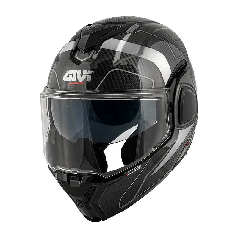 GIVI CASCO FLIPBACK CARBONO X36CARBON BRILLOPLATA T54