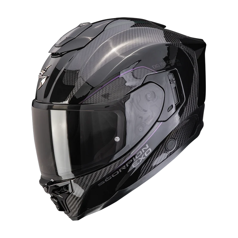SCORPION EXO-1500 CARBON AIR MUNDI CASCO DE MOTO Negro-Camaleon