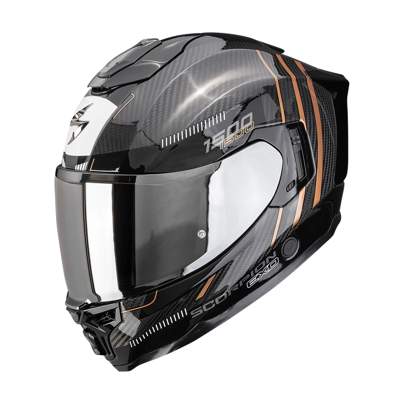 SCORPION EXO-1500 CARBON AIR ZITY CASCO DE MOTO Negro-Cobre