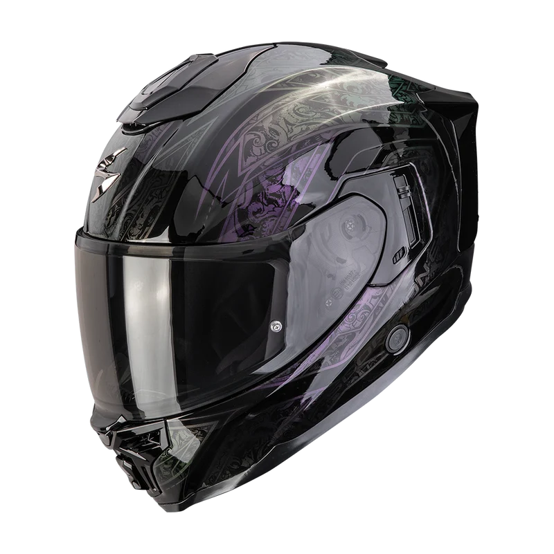 SCORPION EXO-1500 AIR FANTASY CASCO DE MOTO Negro-Camaleon