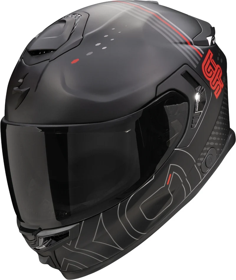 SCORPION CASCOS INTEGRALES EXO-GT SP AIR TECHLANE BLANCO PERLA PLATA