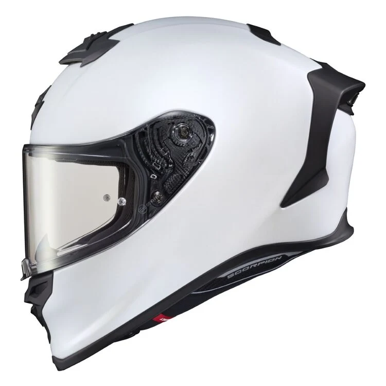 SCORPION - EXO R1 EVO AIR SOLID Blanco perla