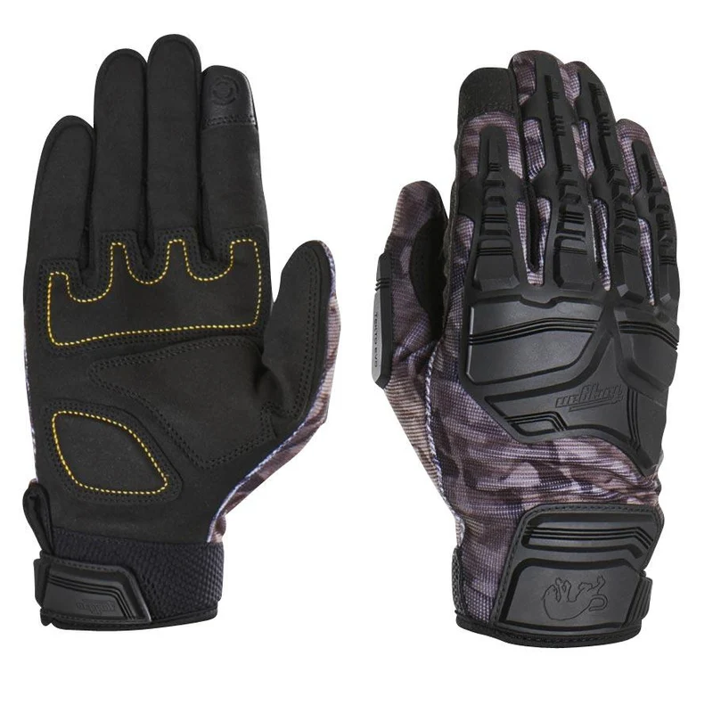 Gants moto été homme - Tekto Evo Noir/Camo