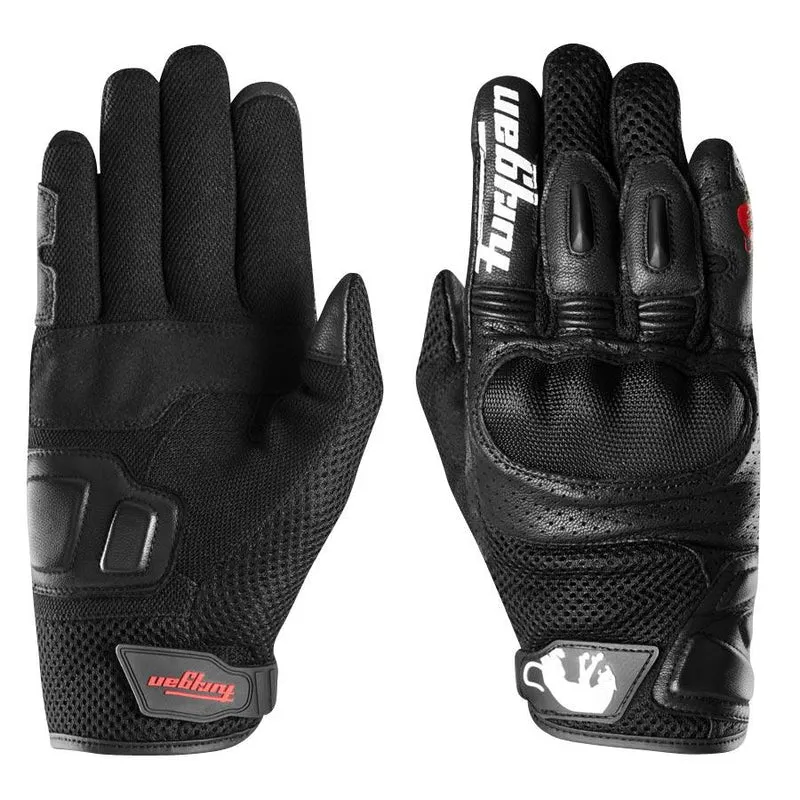 Gants moto été homme - TD12 Evo Noir