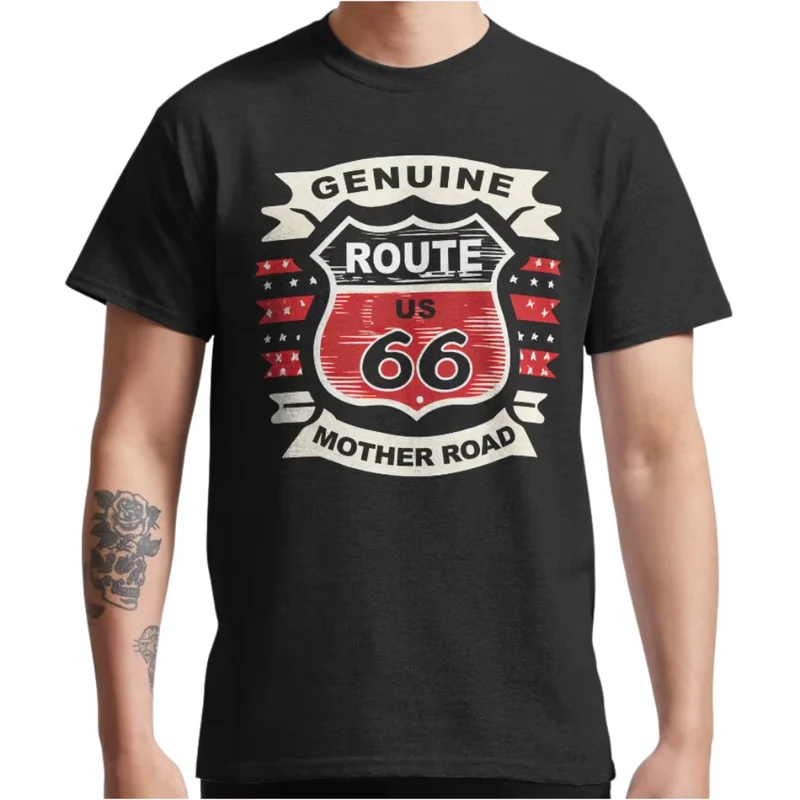 T-shirt moto - Route 66 SG Genuine