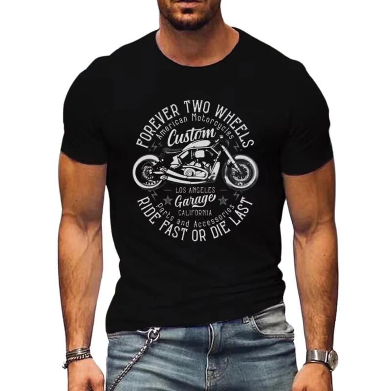 T-shirt moto - Ride fast or die last