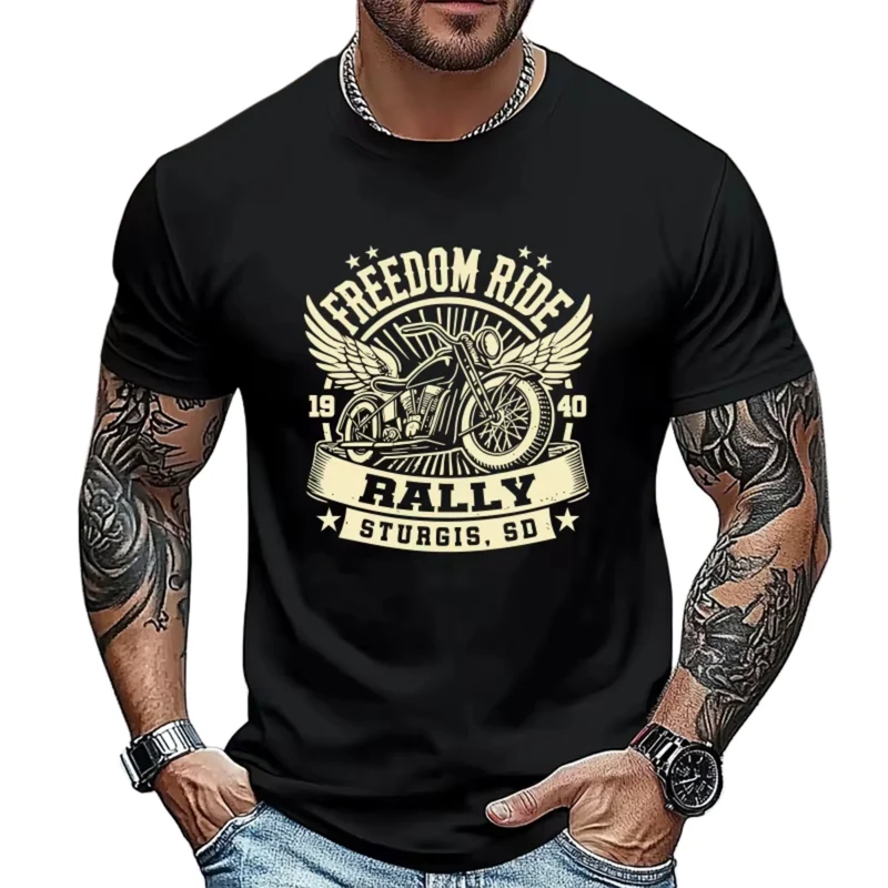 T-shirt moto - Freedom ride