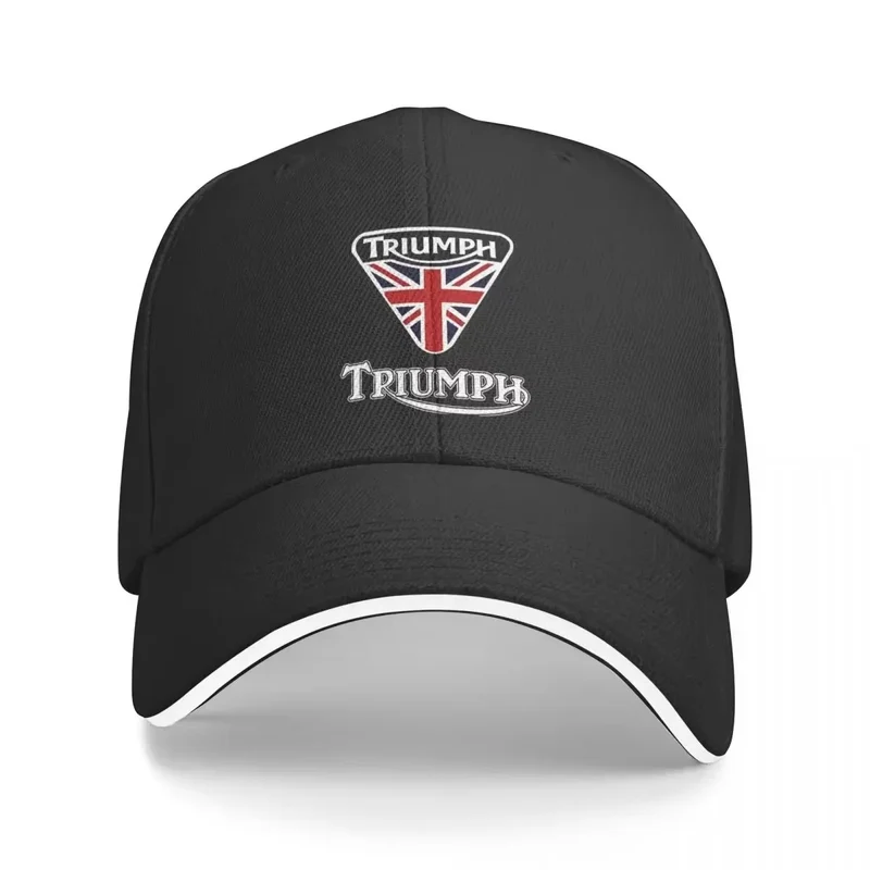 Casquette moto Triumph - Logo noir