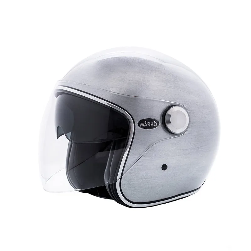Casque jet moto - Boreal gris