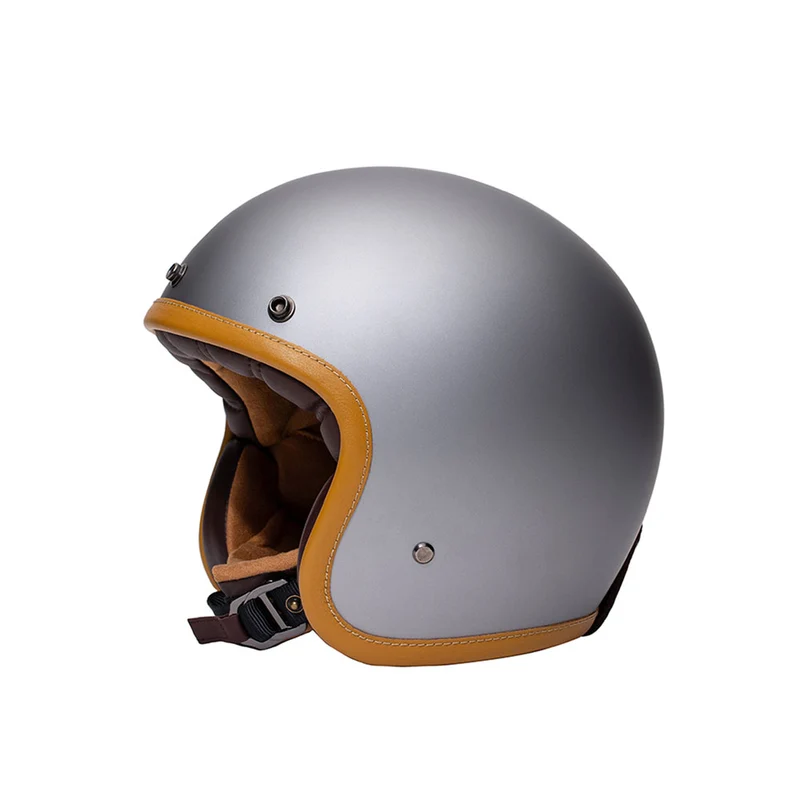 Casque jet moto - The Classic gris mat