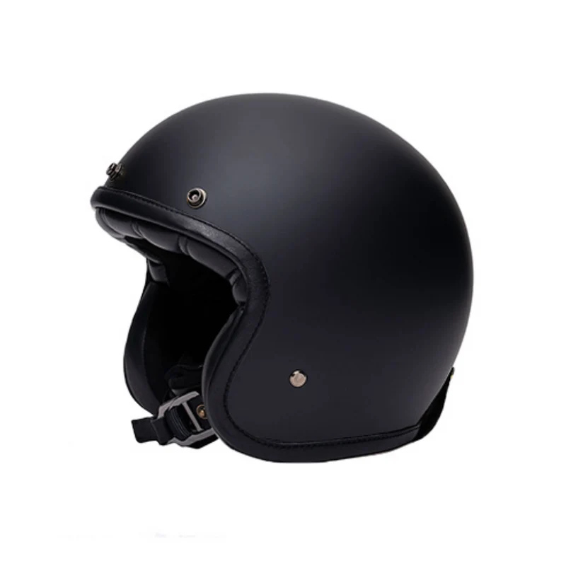 Casque jet moto - The Classic noir mat
