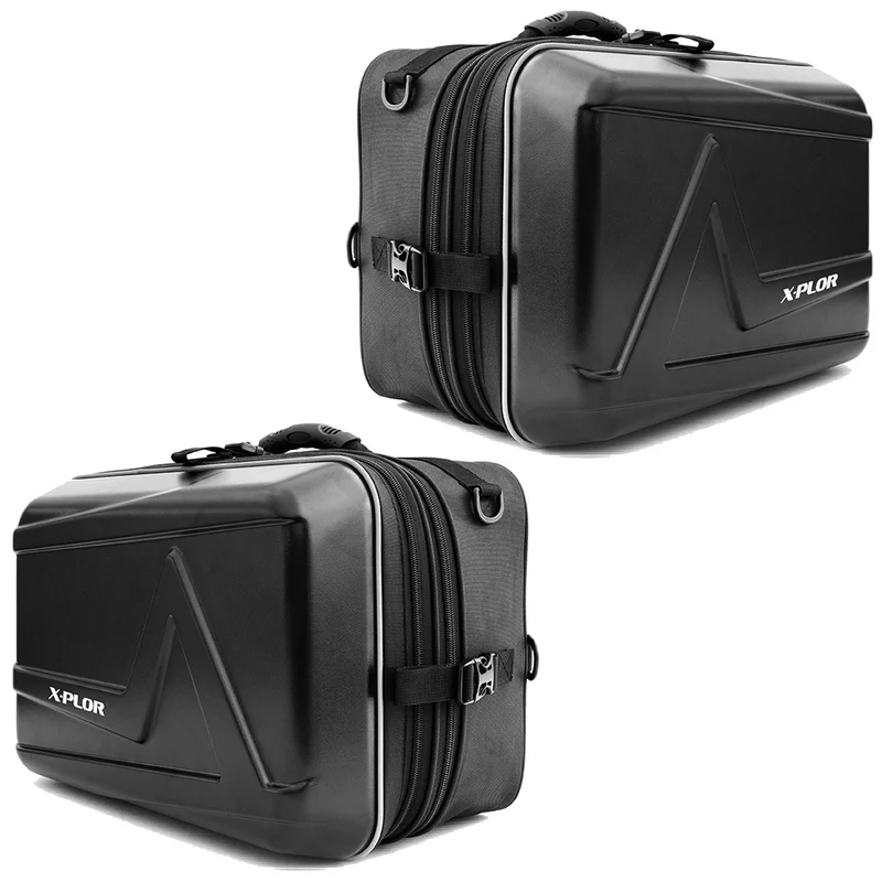 Paire de sacoches cavalières moto 25L