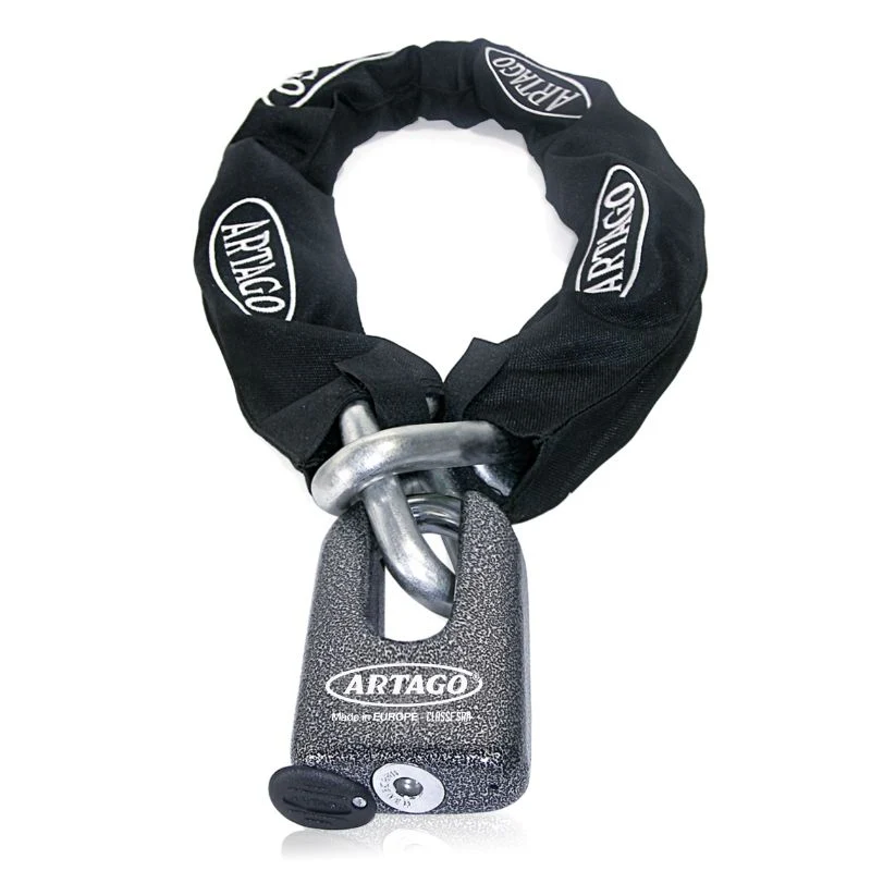 Chaîne antivol 120cm avec cadenas SRA