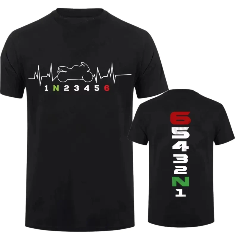 T-shirt moto - Rapport de vitesse