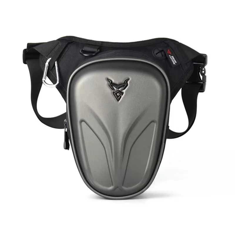 Sacoche de jambe moto - Gris