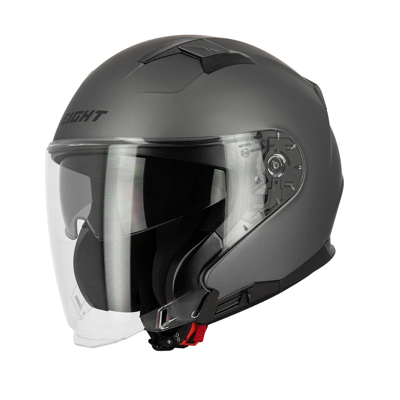 Casque jet moto - Blake Gris Mat