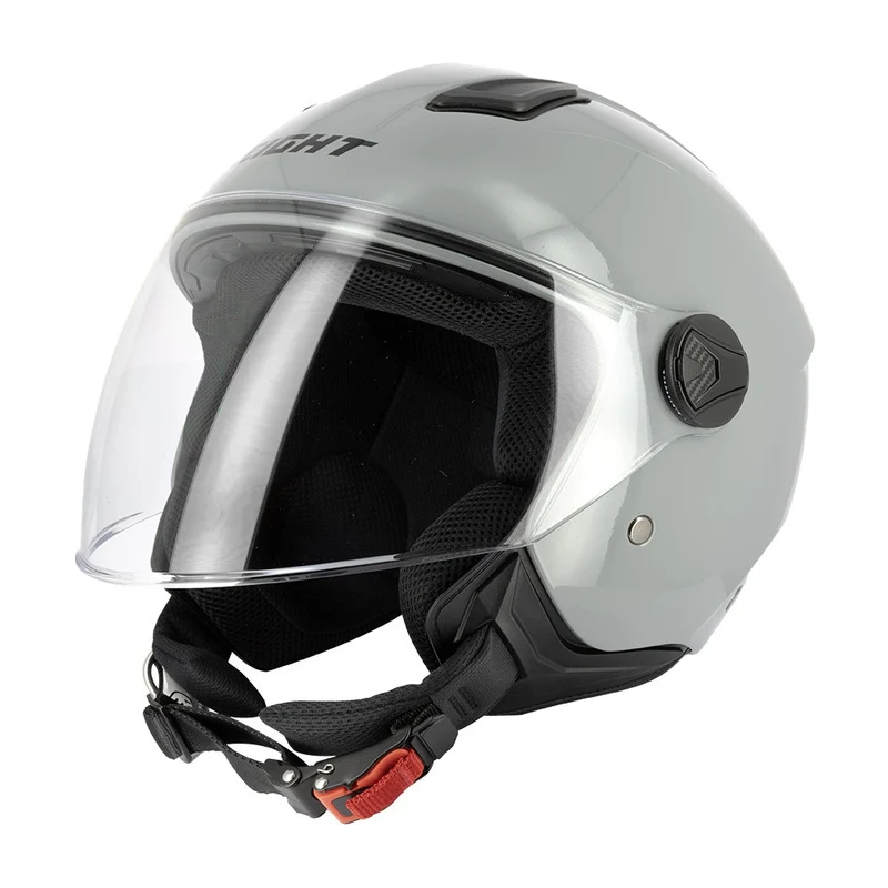 Casque jet moto - Leov LV Gris