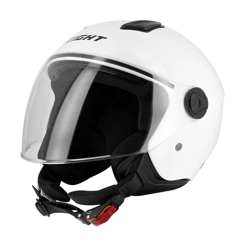 Casque jet moto - Leov LV Blanc