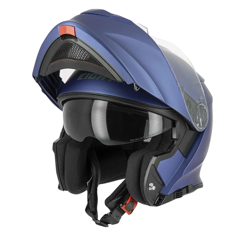 Casque moto modulable + Pinlock - S550 Bleu