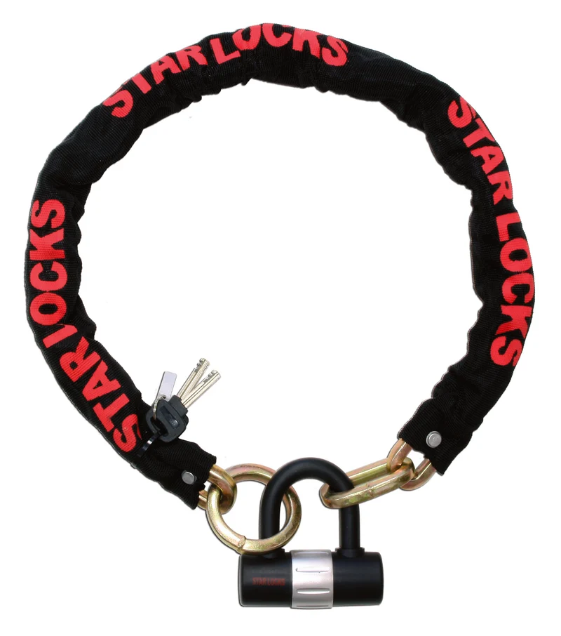 Chaîne antivol moto avec cadenas