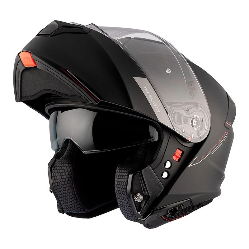 Casque moto modulable - Genesis noir