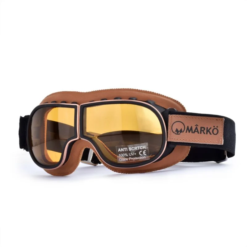 Lunette de moto - MARKO B3 Replica marron