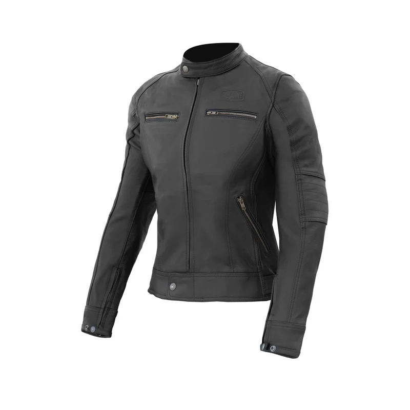 Blouson de moto en cuir femme - Vintage lady