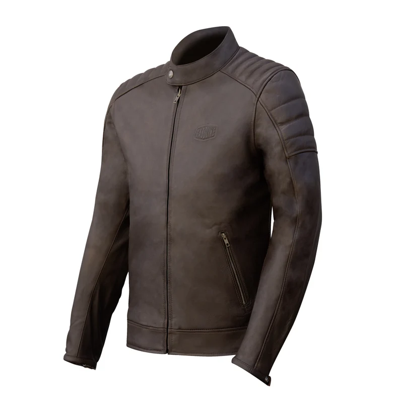 Blouson de moto homme AA - Trophy marron