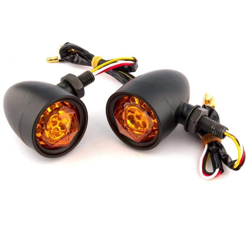 Clignotants moto + feux - Dark bullet