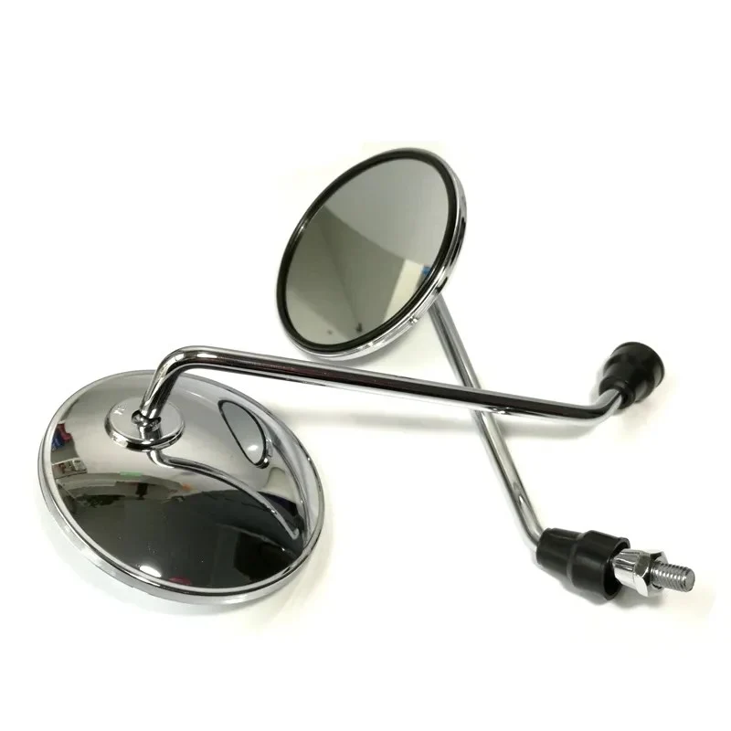 Rétroviseurs vintage rond pour moto et scooter