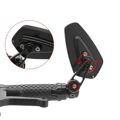 Rétroviseurs fixation embout de guidon