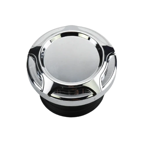 Bouchon réservoir moto - Chromé