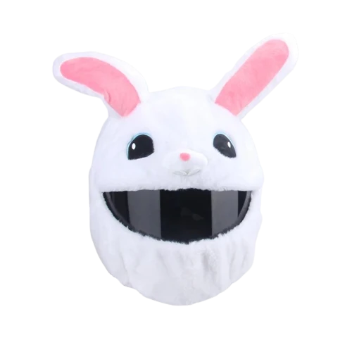 Housse casque moto - Lapin