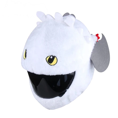 Housse casque moto - Furie blanc
