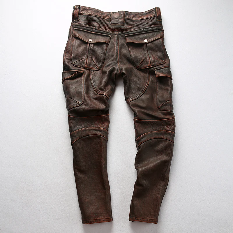 Pantalon de moto en cuir - Smooth