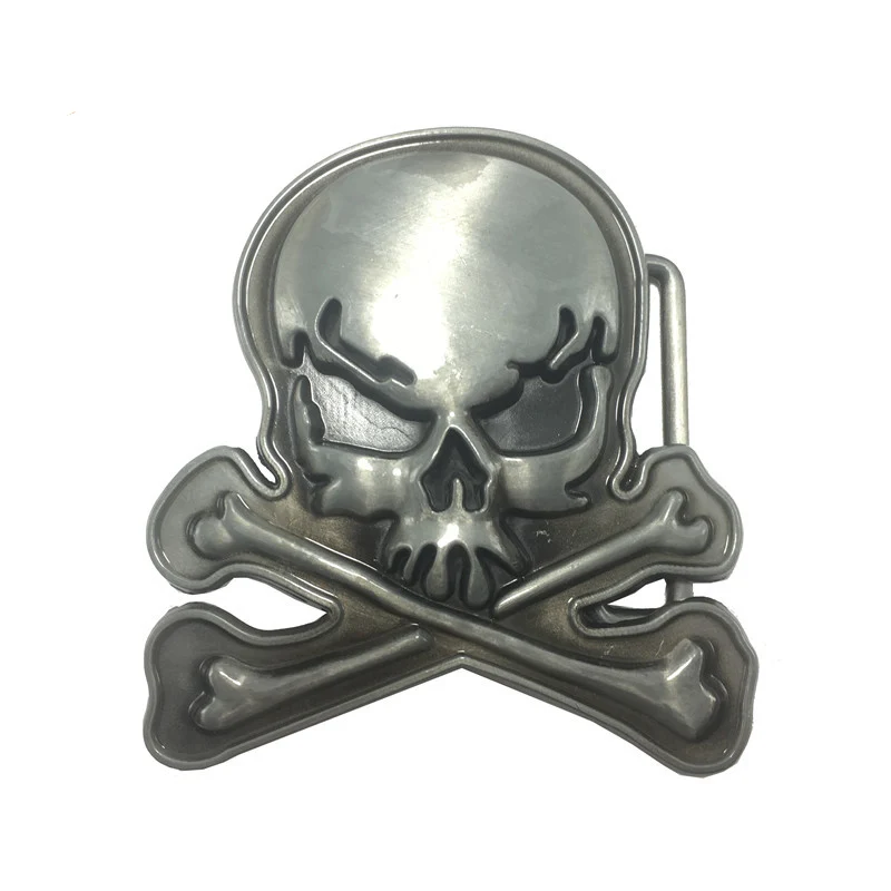 Boucle de ceinture metal - Tête de mort