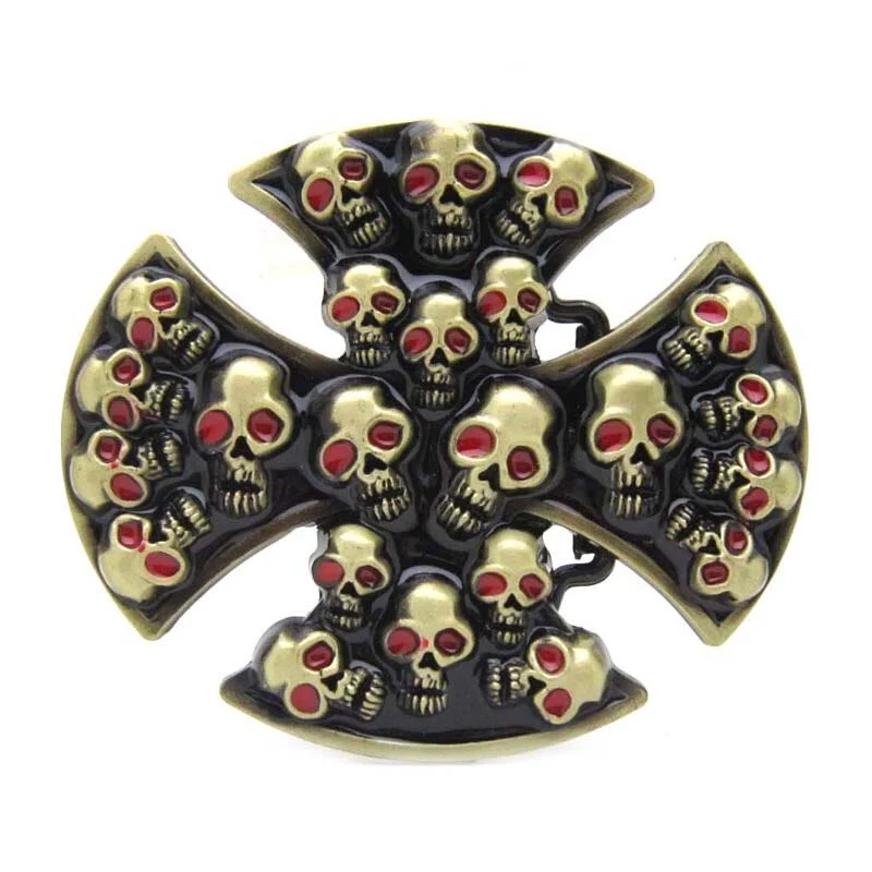 Boucle de ceinture skull