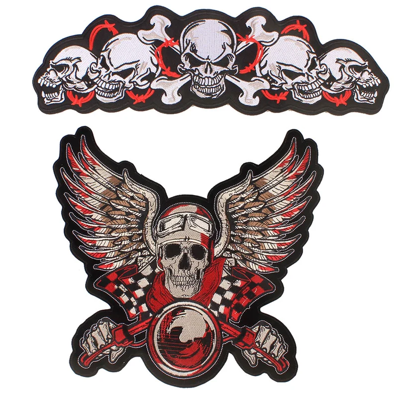 Patch biker - Tête de mort