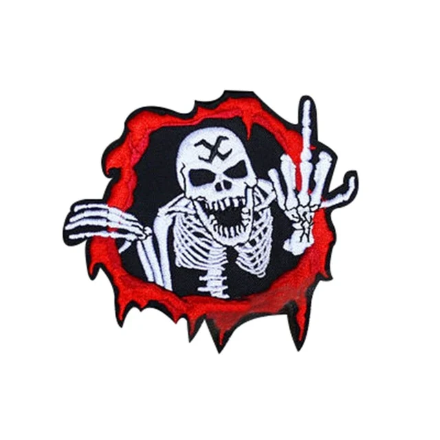 Patch biker - Fuck the world