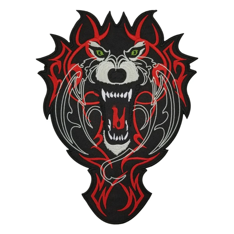 Patch biker - Loup féroce