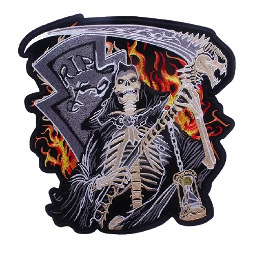 Patch biker - Faucheuse