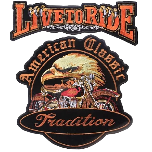 Écusson biker - American classic