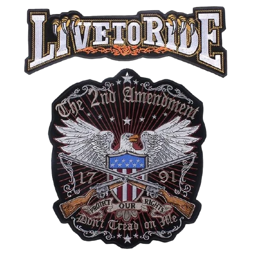 Écusson biker - The 2nd amendment