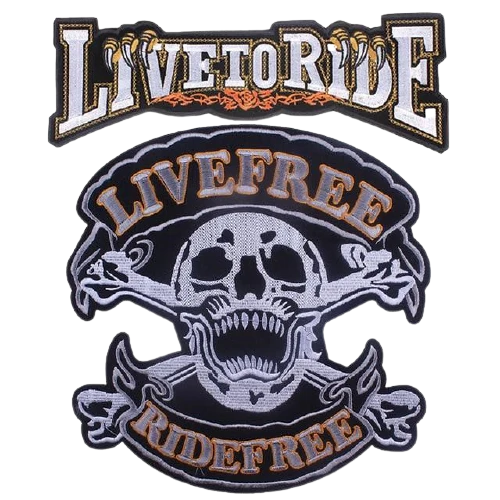 Patch biker - Live free, Ride free